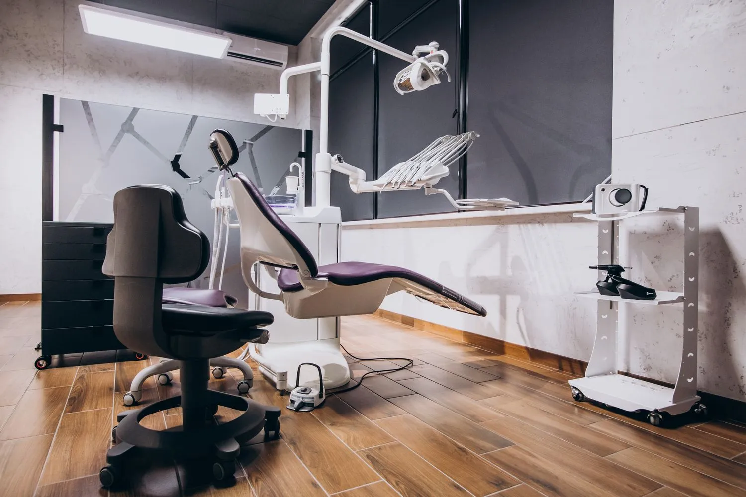 Modern dental clinic reception New York — dental website design